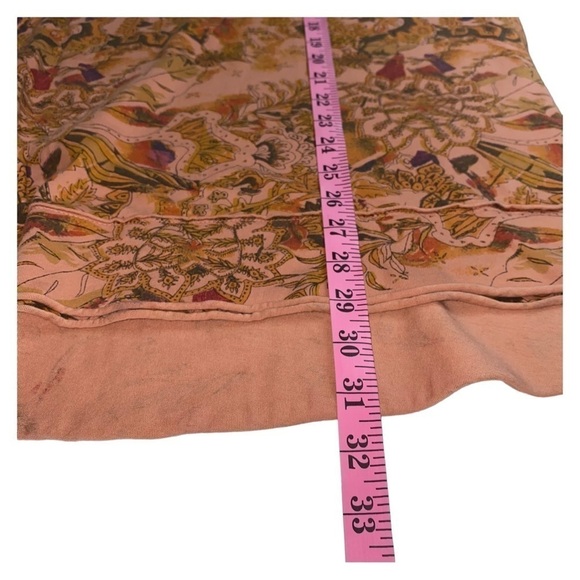 Soft Surroundings Boho Floral Print Long Sleeve Oversized Tunic - Picture 5 of 7